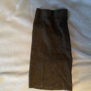 Fitted Knit Pencil Skirt